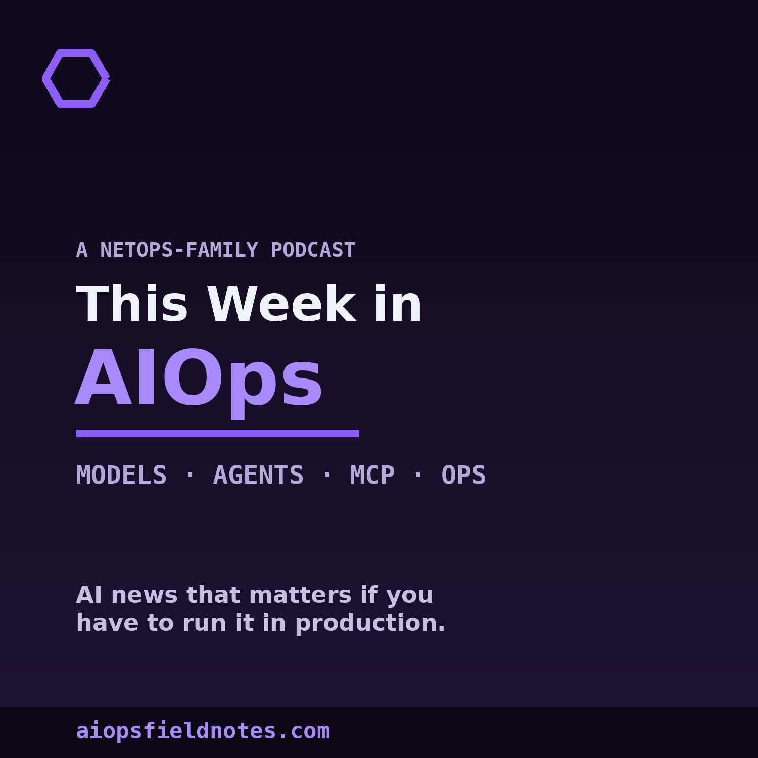 This Week in AIOps — podcast cover
